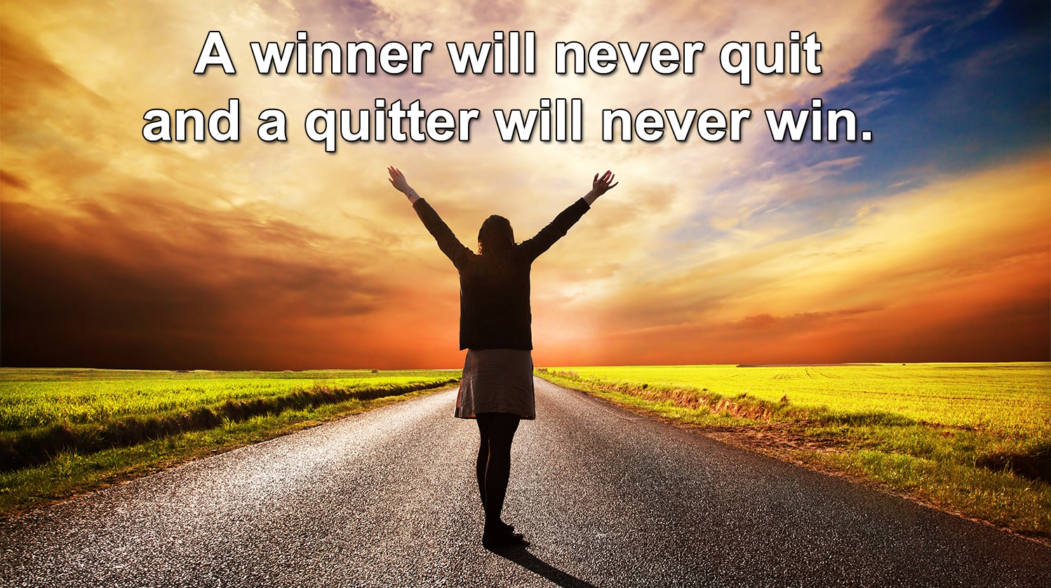 winner never quit