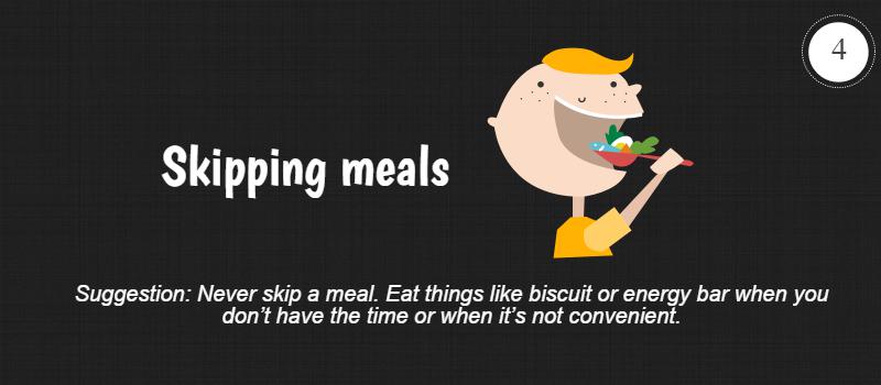 skipping meals