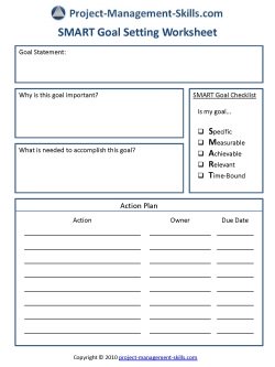 Adults for goal worksheets setting Stylish Goal
