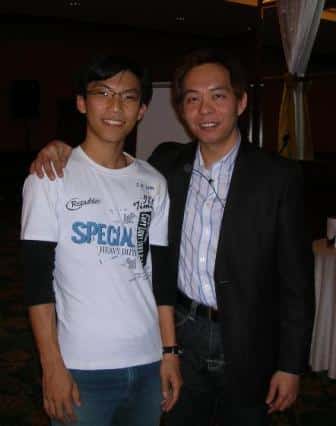 With super affiliate, Ewen Chia