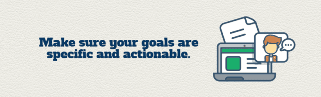 set measurable goals