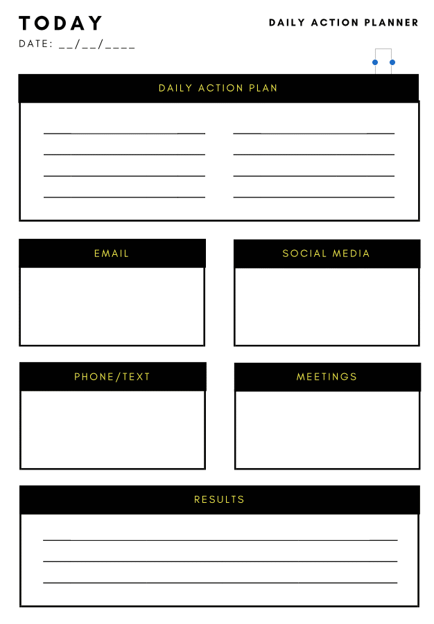 action plan template