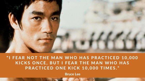 bruce lee quotes on practice