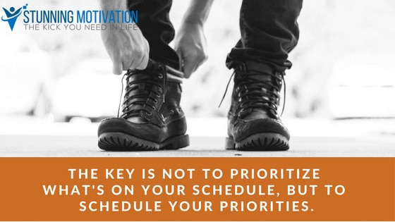 schedule your priority