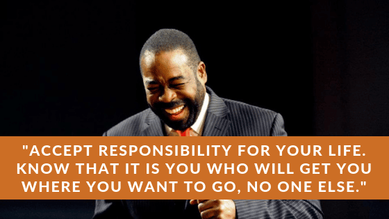 accept responsibility for your life