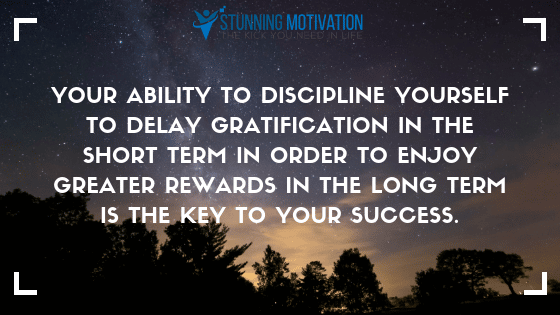 ability to delay gratification