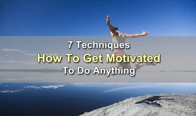 how to get motivated