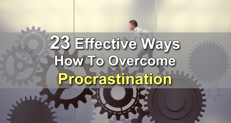 how to overcome procrastination