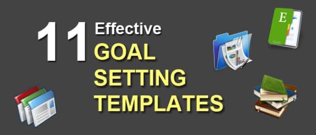 11 effective goal setting template