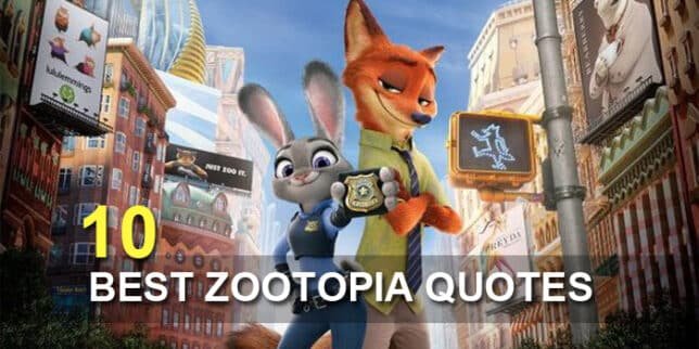 best zootopia quotes