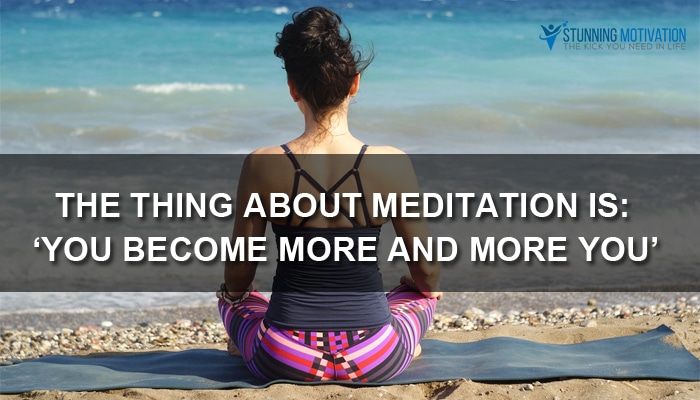 meditation quote - Stunning Motivation
