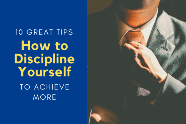 discipline yourself
