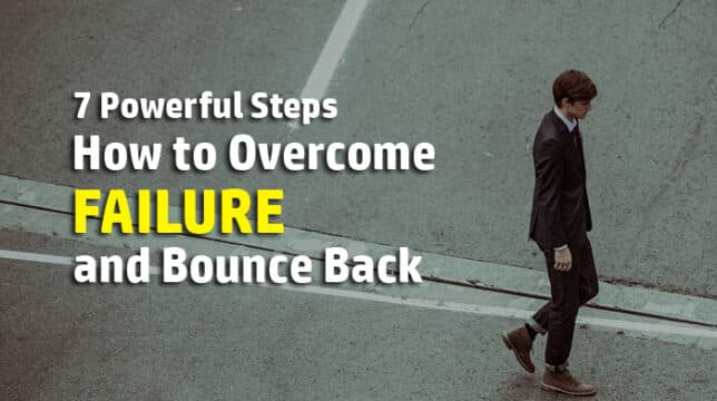 how to overcome failure in life