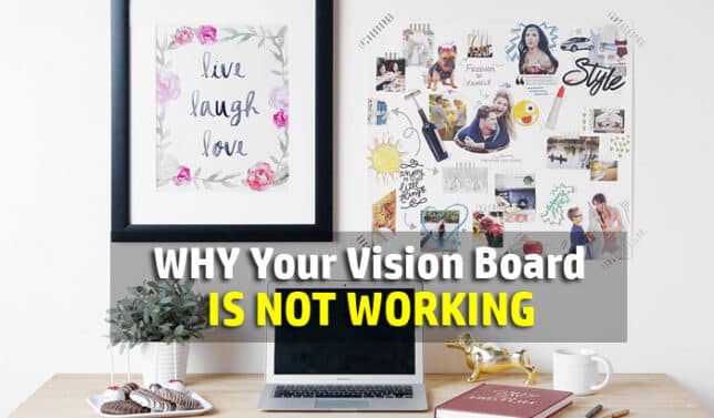 vision board not working