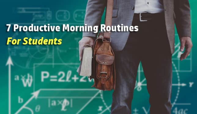 student morning productive habits