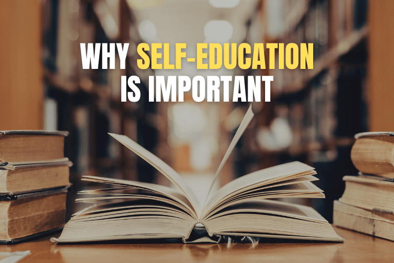 reading a lot is an important aspect of self education