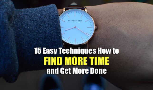 find more time