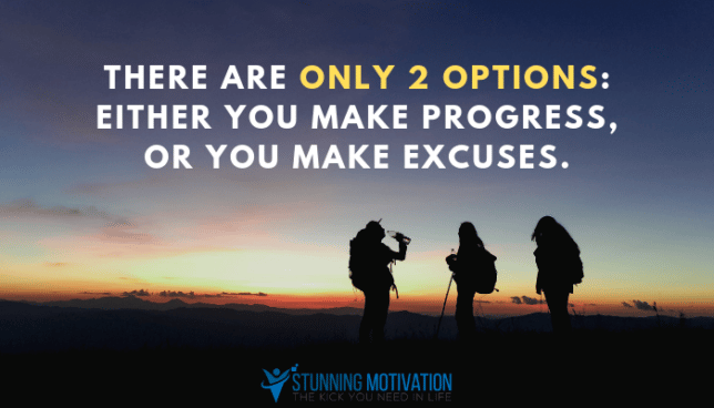 make excuses quote