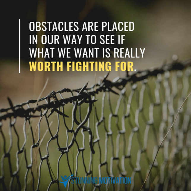 obstacles quote