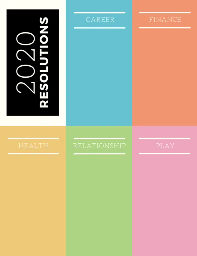 13 Free New Year Resolution Templates You Shouldn't Miss | | Stunning ...