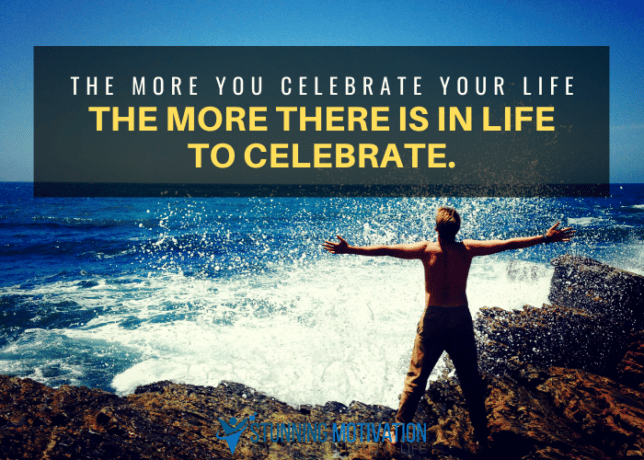 celebrate your life quote