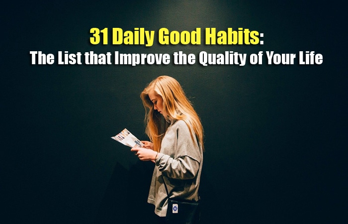 good habits list