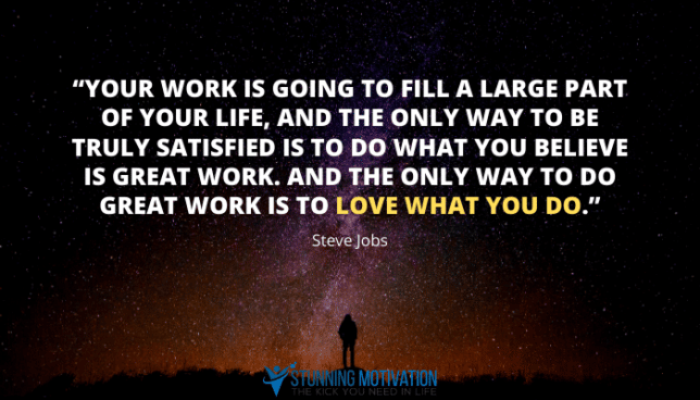 steve jobs love what you do quote