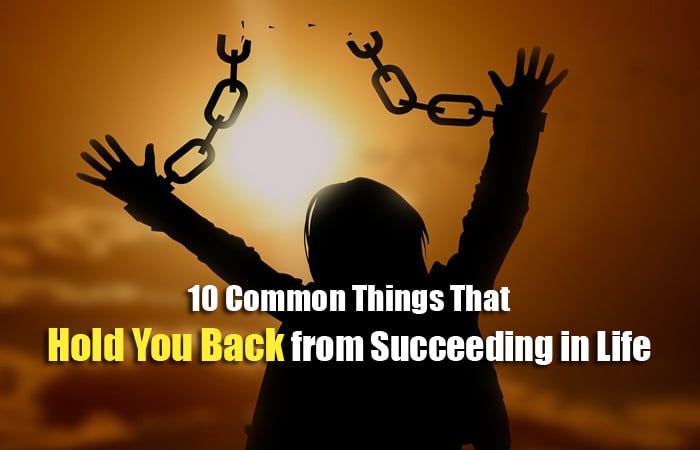 what holds us back from success
