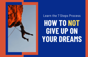 how to not give up