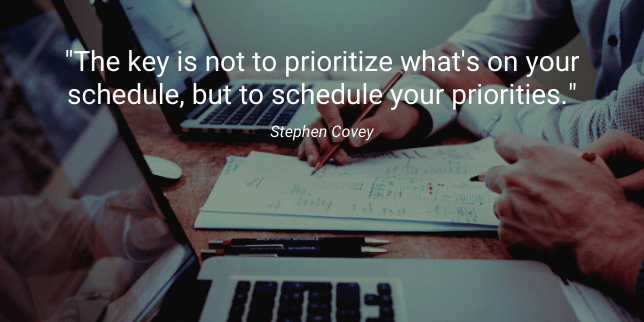 Successful People Focus on Their Priority Every Day