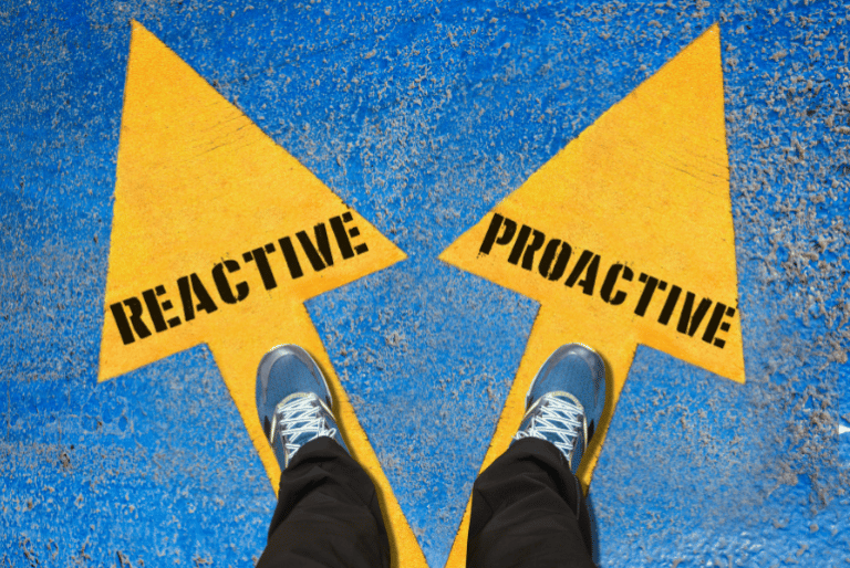 be more proactive