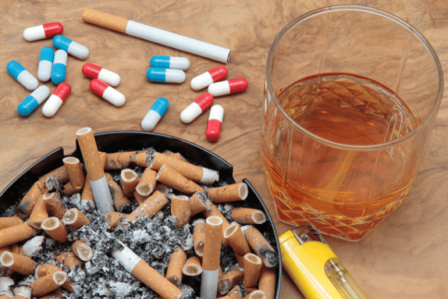 Drinking dangers and drug addiction