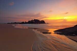 Sunset- an image about beauty of simplicity