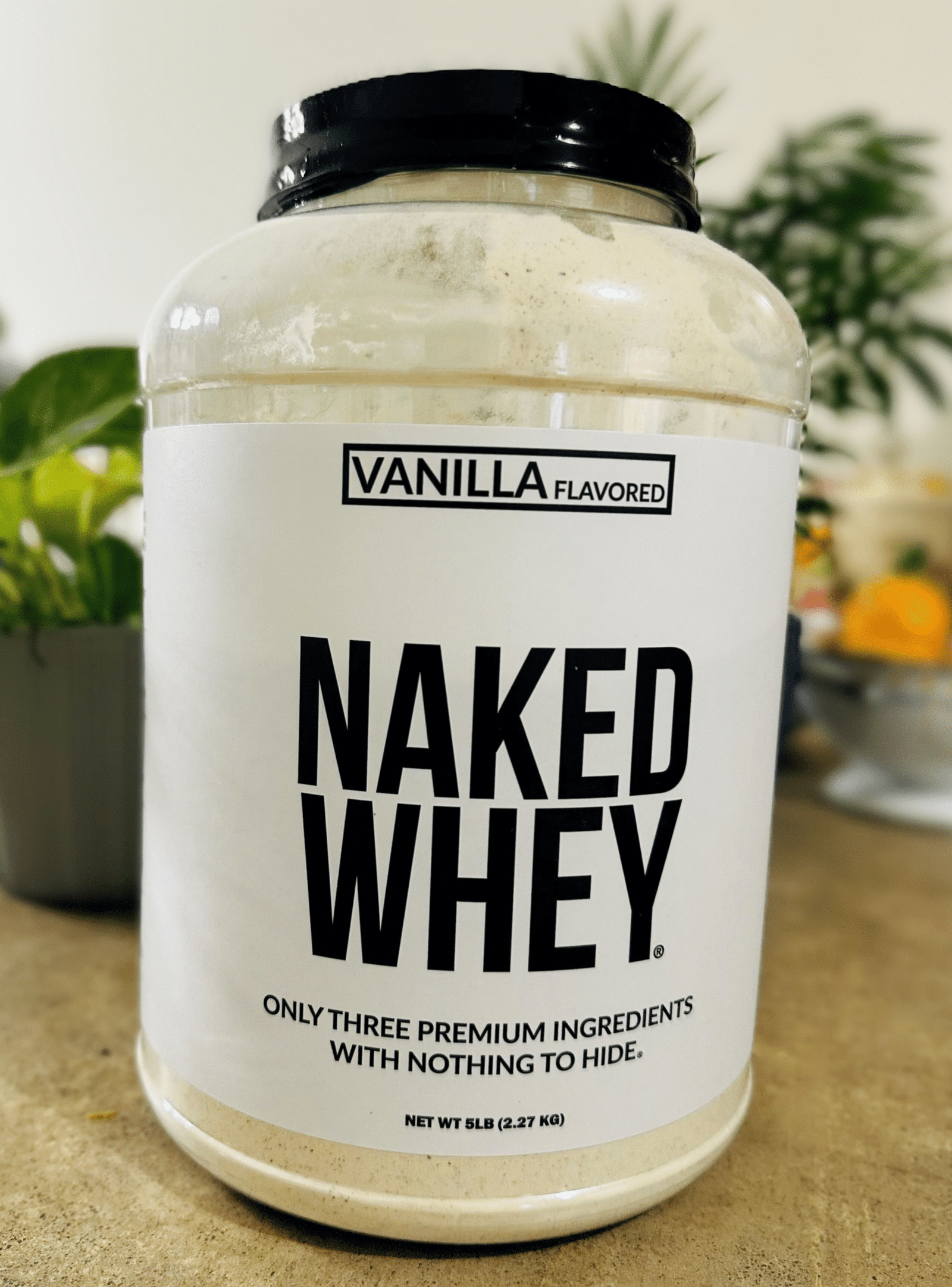 Image of naked whey Protein powder. Image is used for naked whey Protein powder review