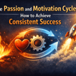 The Passion and Motivation Cycle: How to Achieve Consistent Success 1 A vibrant image showing how passion and motivation cycle lead to the success cycle.