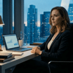 Why Success Feels Empty: The Neurology of Dopamine Driven Motivation 1 Image of a professional woman working on a laptop. The Image is used to explain the neurology of Dopamine driven motivation