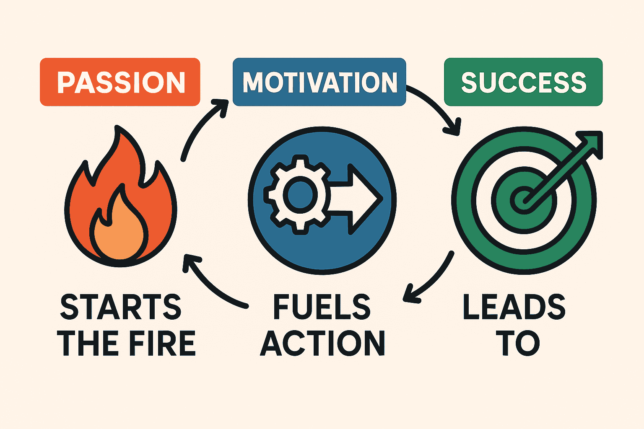 The Passion and Motivation Cycle: How to Achieve Consistent Success 3 Passion and motivation cycle for long-term success.